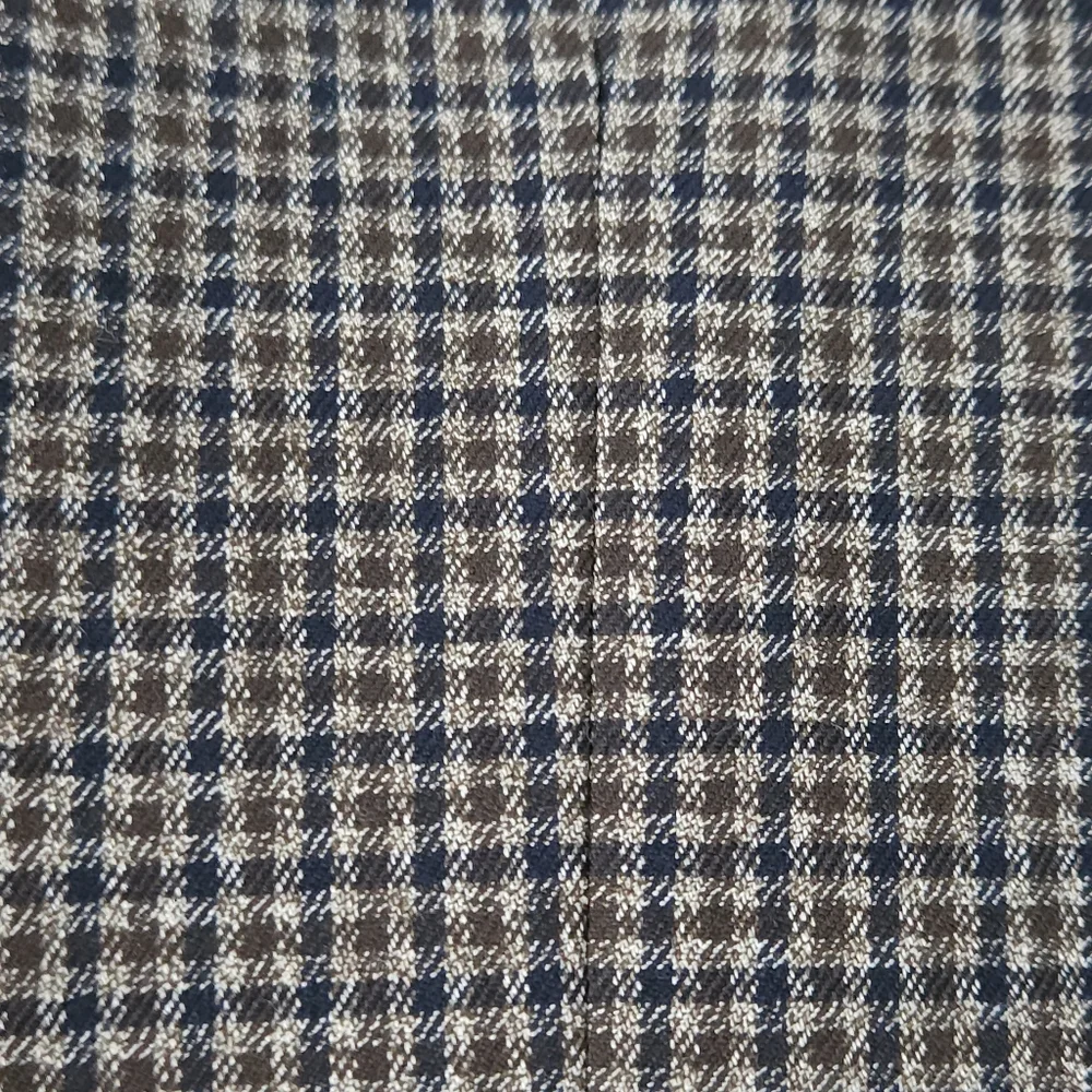Lauren Ralph Lauren 46R Brown Houndstooth Sport Coat‎ Blazer Jacket Mens